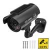 Solar Powered Waterproof Imitation Dummy Security Fake Camera With Flashing LED Light