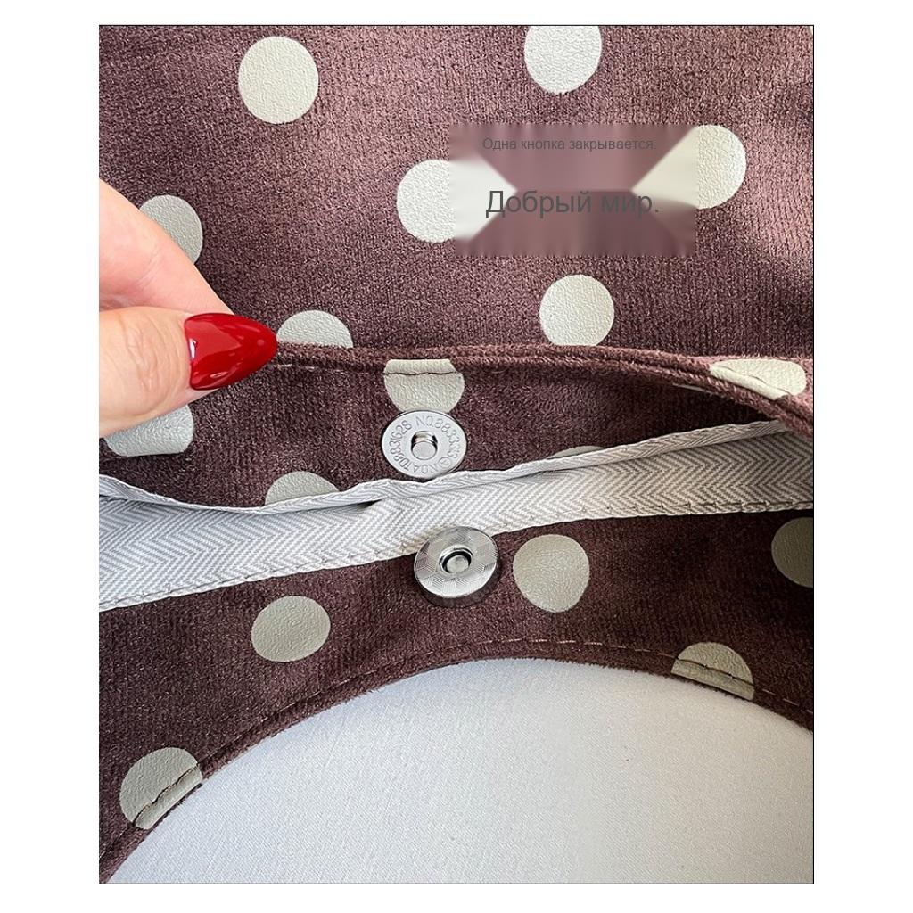 Shoulder Bag Women Fabric Polka Dot Large Capacity Daily Commute