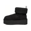 Classic Mini Platform Felted Boot Black Women Sneakers 1144047-BLK