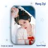 Meng Ziyi Laser Badge - Star Idol Support Brooch Pendant
