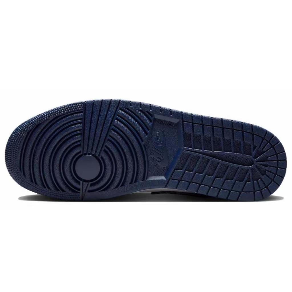 Jordan Air Jordan 1 Low Винтажные Баскетбольные Кроссовки Мужские Бело-Синие IH0648-141(eam-)