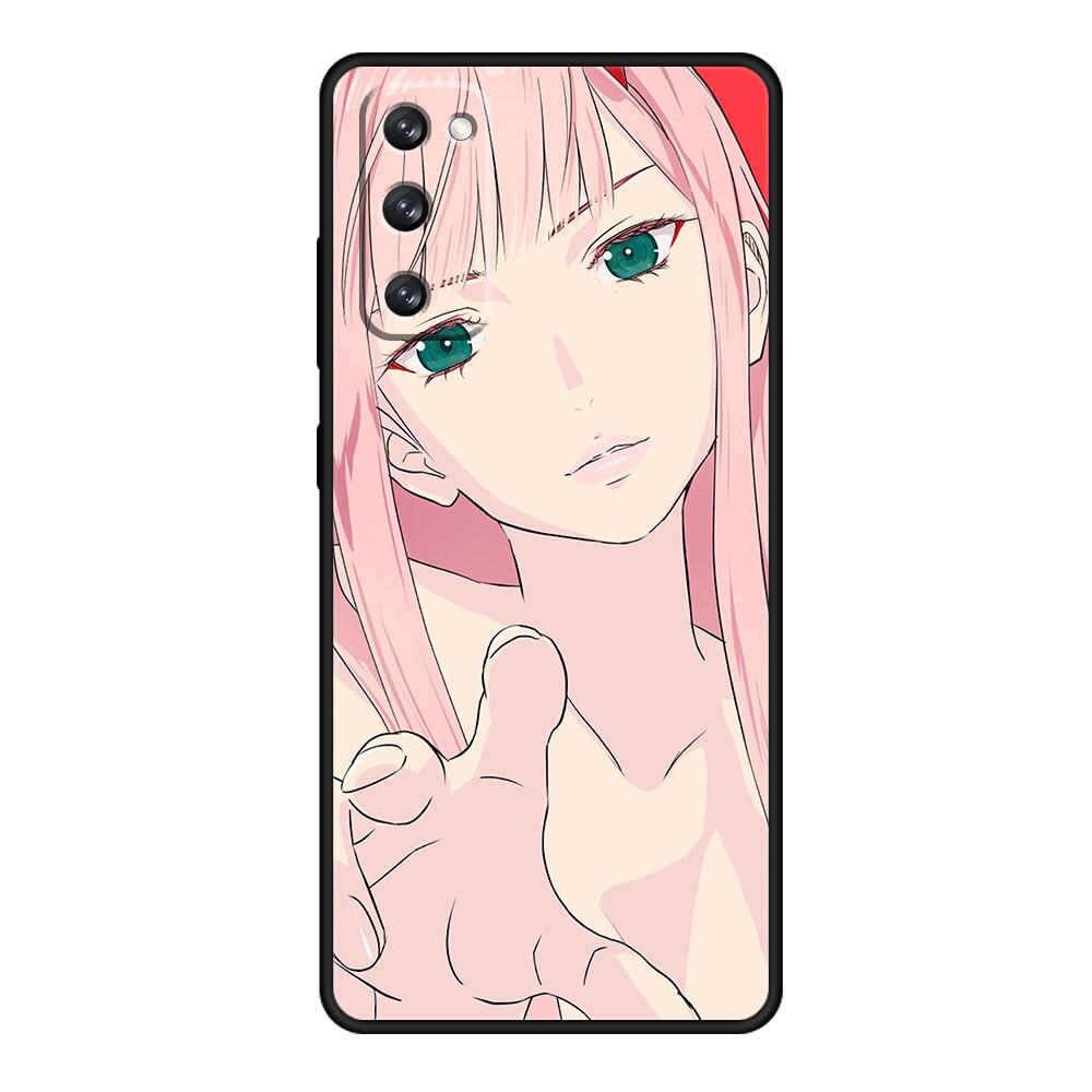 Чехол для телефона Samsung S21 Plus S9 S10 S20 FE 2022 S7 S10e S22 Ultra 5G S8 противоударный Zero Two Darling in the FranXX Anime