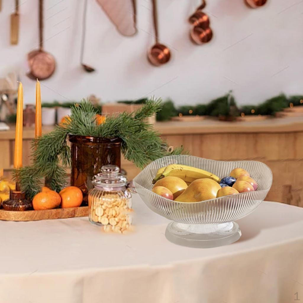 Декоративная подставка для десерта, подставка для блюд, держатель для фруктов на ножках для столовой