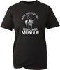 Never Mind That Here Comes Mongo Funny Slogan Tee Unisex Black Cotton Retro Top