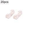 Puntos 20Pcs Self-adhesive Cable Clip Clamp Wire Buckle Line Fastener Organizer Fixer