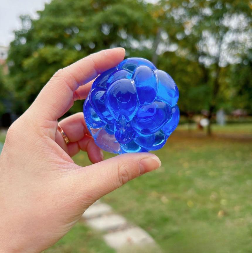 Сквоши Мячик-антистресс с цветным шумом, Хрустящая игрушка для сжатия для снятия тревоги, Формуемая игрушка-непоседа для взрослых детей, Подарок для релаксации