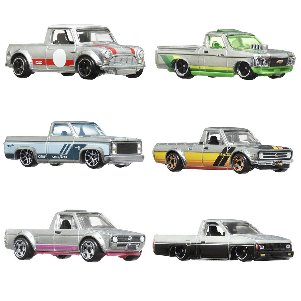 Hot Wheels Zamak Multipack Vehicle Toy Mini 6 Ages 3 and Silver HRX57 Car, Cars, Up,