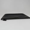 [Pre-Owned] Clutch Black Leather Logo Crosshatch Handbag Silver Hardware - Very Good #1MR3RUN