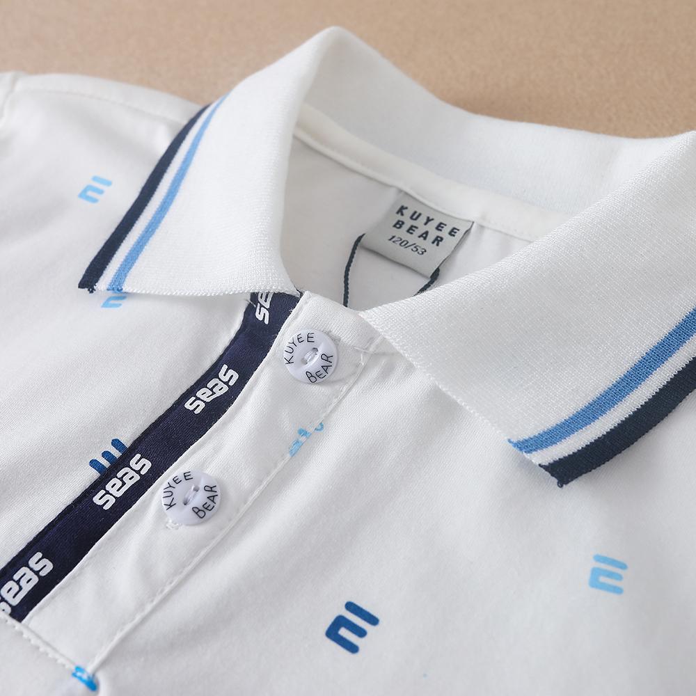 Рубашка-поло для мальчиков, летняя детская рубашка с короткими рукавами, детская одежда с надписью, рубашки-поло с лацканами для мальчиков, спортивные школьные топы для мальчиков