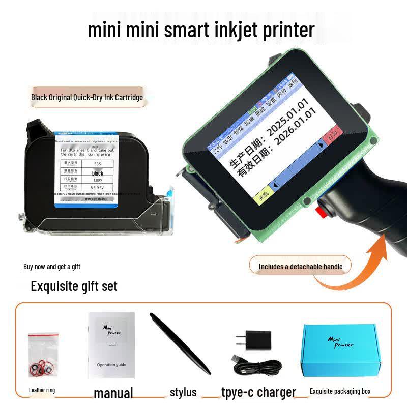Compact Automatic Date Inkjet Printer