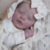 45 см 18 дюймов реалистичная мягкая силиконовая спящая кукла реборн с нарисованной вручную 3D кожей и сосудистыми венами милая игрушка для сна подарок на день рождения для ребенка