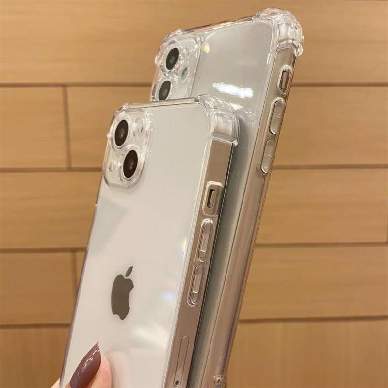 Ультратонкий прозрачный противоударный чехол для iPhone 15 16 14 13 12 11 7 6 Pro Max Чехол для телефона на iPhone 13 12 Mini X XR XS 8 14 15 Plus Чехол