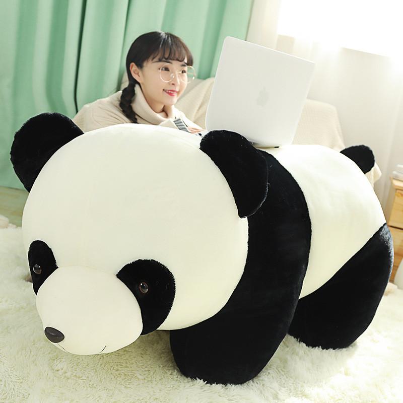 Adorable Panda Plush Toy Soft Cuddly Doll For Kids Creative Design In Various Sizes