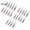 Rust Resistant Utility Clips for Outdoor Laundry 24PCS Stainless Steel Clothes Pegs, with Non-Slip Rubber Coating, Heavy Non Marking Fabric