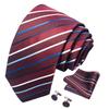 Men's Business Professionals Striped Tie Wedding Suit Accessories Polyester Tie Men