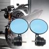 Triumph Speed Triple 1200RR Retro Round Aluminum Handlebar Mirror