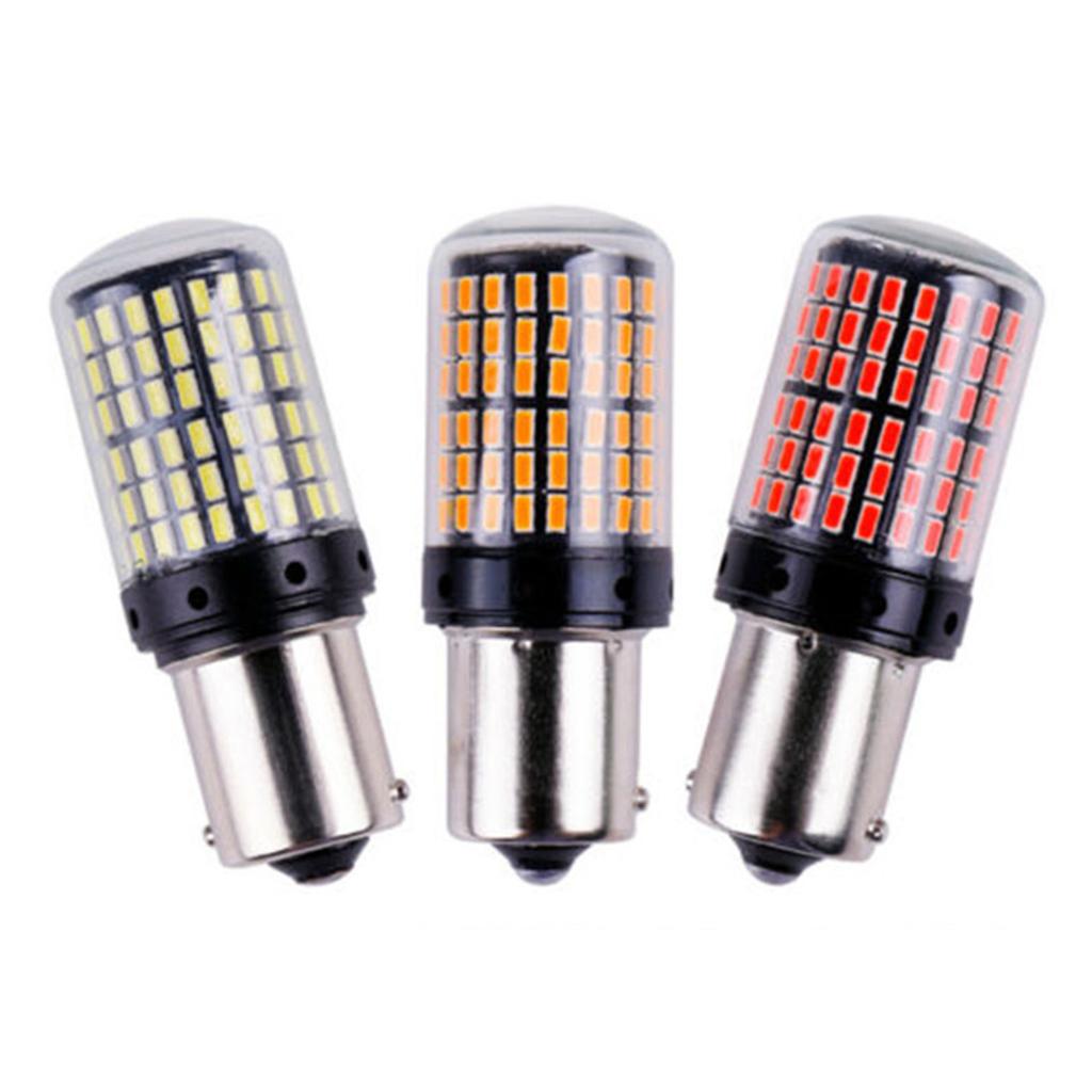 Car Turn Signal Light Stop Lamp Waterproof IP65 Indicator Light 2pcs 1156 3014 144smd 1157 T20