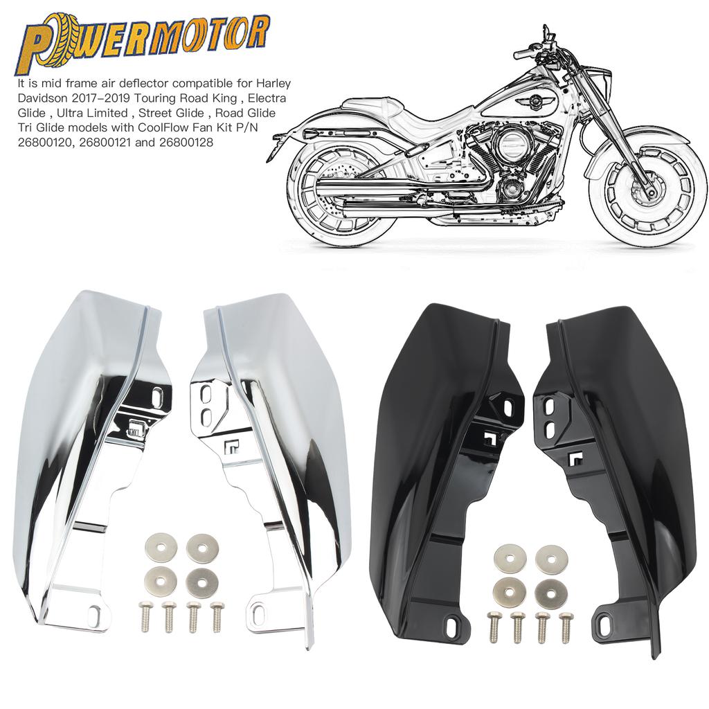 Для мотоцикла Harley Davidson Дефлектор воздуха средней рамы под сиденьем двигателя 2017-2022 Touring Road King Street Electra Glide Запчасти