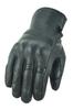 Flexible Leather Motorcycle Motorbike Vented Gloves Knuckle Shell Protection