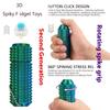 3D-печатный шипастый цепляющийся брелок Маленькие укольчики Карманного размера Маленький тактильный тактильный Игрушка для fidgeting Антистресс Снимающий стресс Подвеска