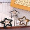 Geometric Rhinestone Star BB Clip\ Metal Hollow Hair Clip Cute Star Side Clip  Children