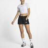 Nike Повседневные спортивные шорты с маленьким логотипом, женские шорты, черные AR9779-010