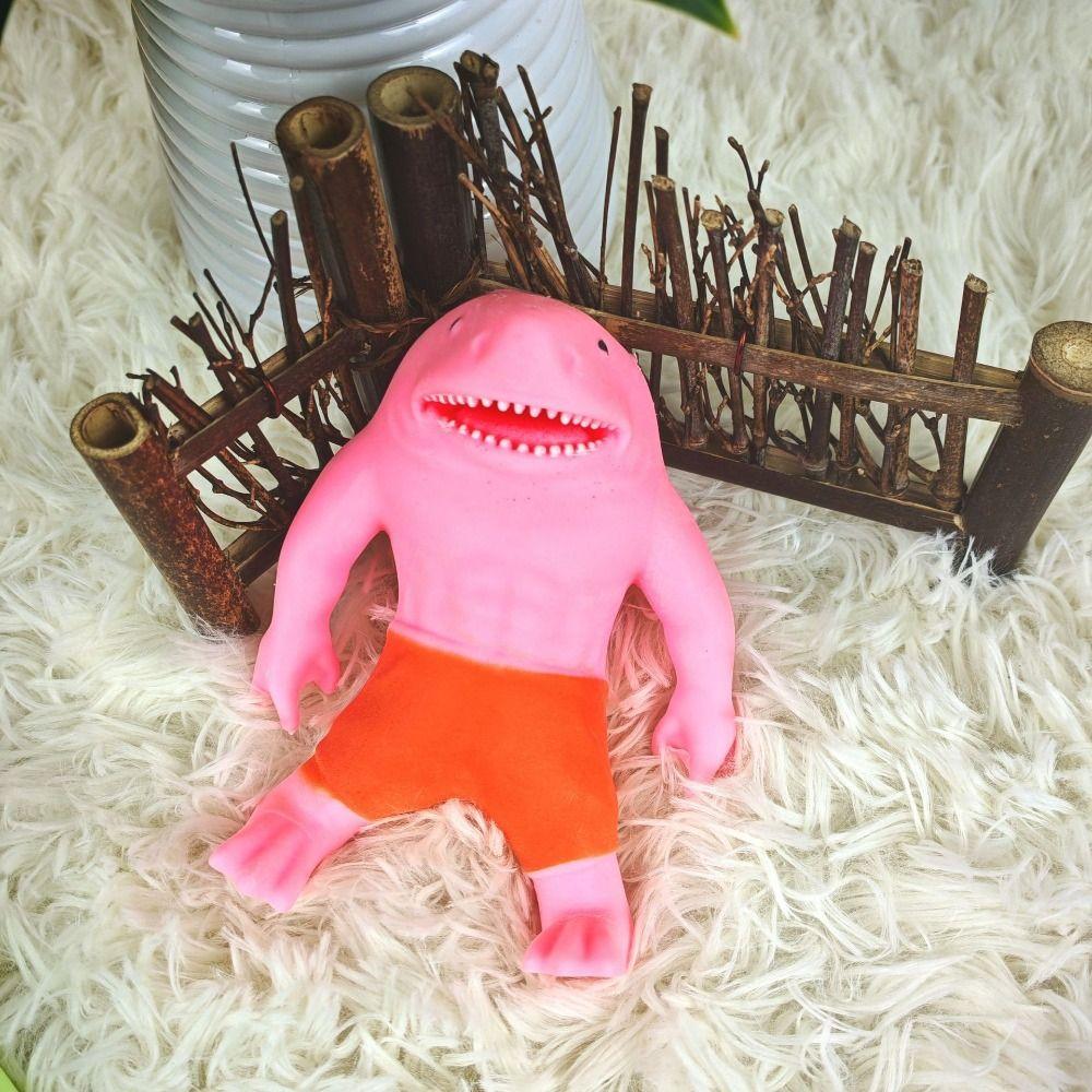 Kneading Shark Fidgeting Toys Slow Rebound Sharkman Relax Toys Shark Squeeze Toy  Children Adult