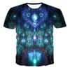 Fashion Men's T-shirts With Abstract Three-dimensional Graphic T Shirts Summer Casual Breathable T-shirts with Short Sleeves Top