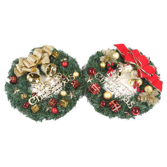 Венок Хорошая Нежная Текстура Портативный Рождественский Венок Подвесной Цветочный Венок Рождественское Украшение Венок для Дома