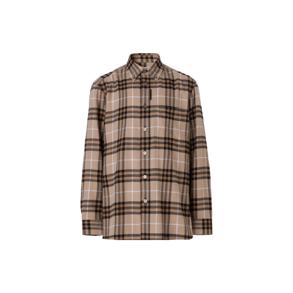 Burberry Shirts Men's Cookie Pointed Collar Moderate Shirt 80584231