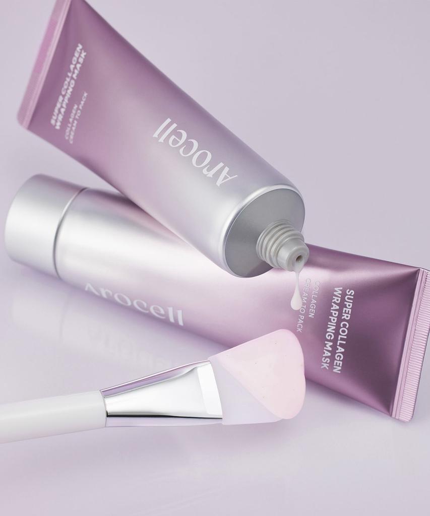Apply Collagen Wrapping Mask (+20ml extra gift)
