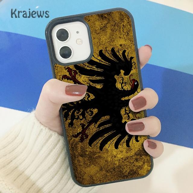 Мягкий чехол для телефона с баннером орла албанского флага для iPhone 14 5 SE 6s 7 8 plus X XR XS 11 12 13 pro max Samsung S21 S22 ultra