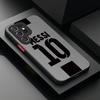 Футбольный Номер 10 7 Чехол для Телефона Для Samsung Galaxy S24 S23 S22 Ultra S21 S20 FE S10 Plus A15 A25 A35 A55 5G Note 20 10 PC Чехол