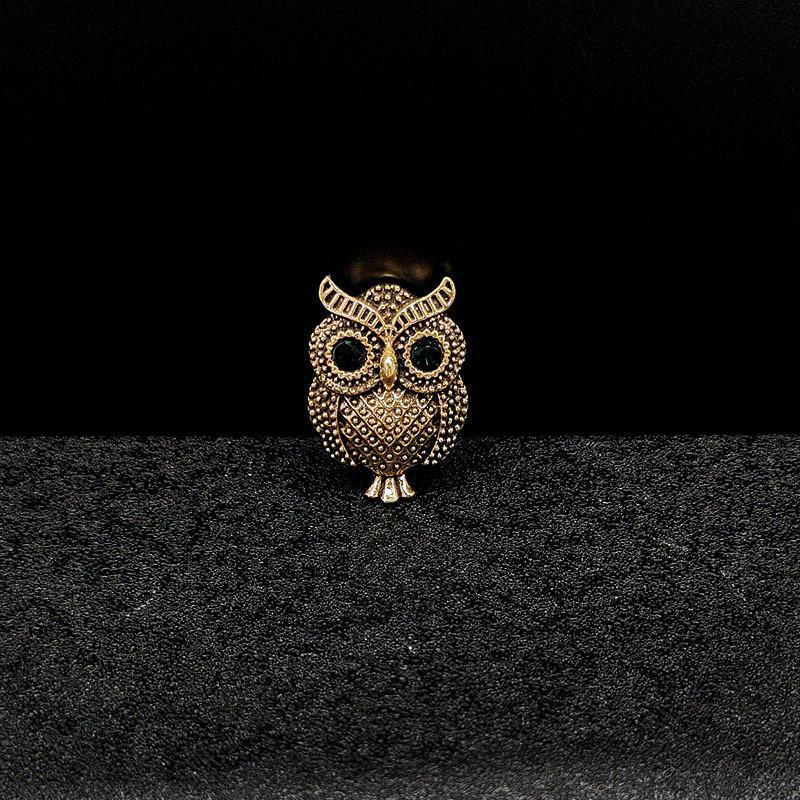 Очаровательная брошь в виде совы - булавка в средневековом стиле для мужчин и женщин