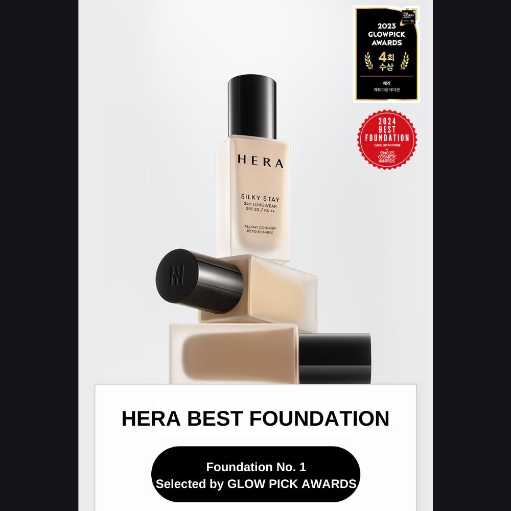 Hera SILKY STAY 24Ч СТОЙКОСТЬ SPF 20/ PA++ 30г