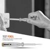 Компактный желтый набор ручных инструментов DIY из 24 предметов для дома и офиса, для домашнего ремонта, кусачки