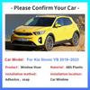 Козырек на окно для Kia Stonic YB CUV 2018~2025 Автомобильный дефлектор дыма Крышка навесы Укрытия от солнца и дождя Внешние аксессуары