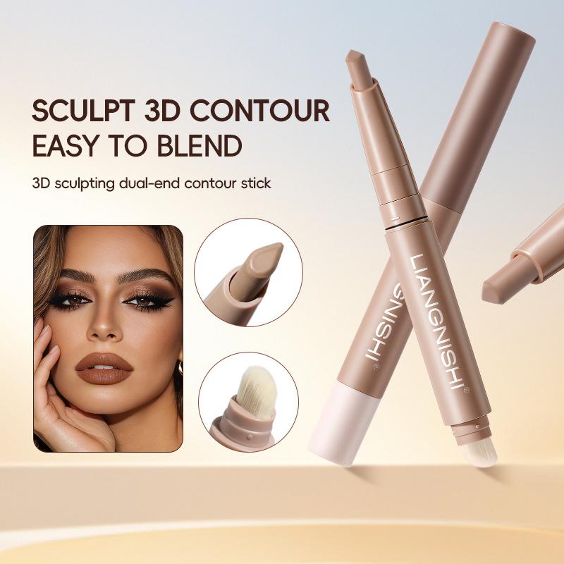LIANGNISHI Double-Ended Contour Stick Highlighting Concealer Long-Lasting Makeup