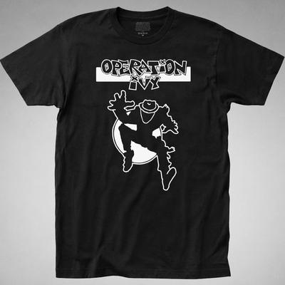 Operation Ivy Панк Футболка Музыкальная группа футболка ска оп скейтбордист наклейка 80-е Рок