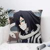 D-Demon S-Slayer Аниме Игуро О-Обанай Наволочка Наволочка Защита от пылевых клещей Подушка Потайная молния Шелковистый короткий плюш Подушка для дивана