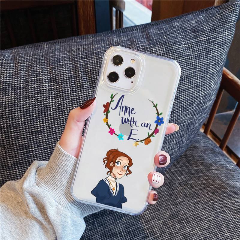 Anne of Green Gables Phone Case For Iphone 13 12 11 Mini X Xs Xr Pro Max 8 7 6s 6 Plus Transparent Soft