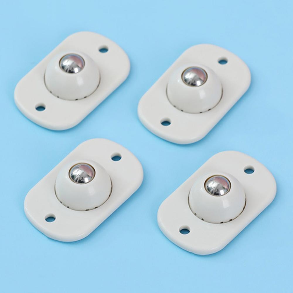 4 шт. набор, универсальный шкив, самоклеящиеся роликовые колеса, ящик для хранения мебели, липкий шкив, колеса шарикового типа, прилипающий шкив