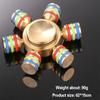 Латунный спиннер Fidget Spinner, металлический радужный спиннер, медный подшипник, спиннер для взрослых с аутизмом, антистрессовый спиннер, игрушка-спиннер