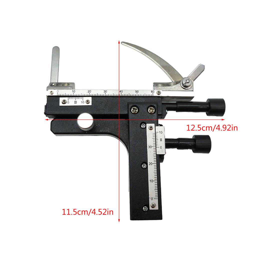 Mechanical X-Y Moveable Stage for Microscope, Microscope Caliper Moveable with Scale Manual Lift Stage