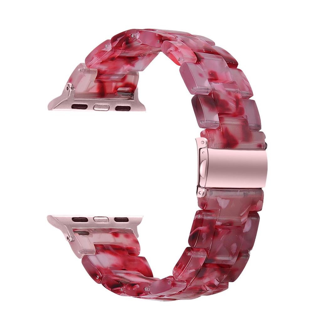 "Compatible Resin & Rubber Strap for Apple Watch 42mm/46mm"