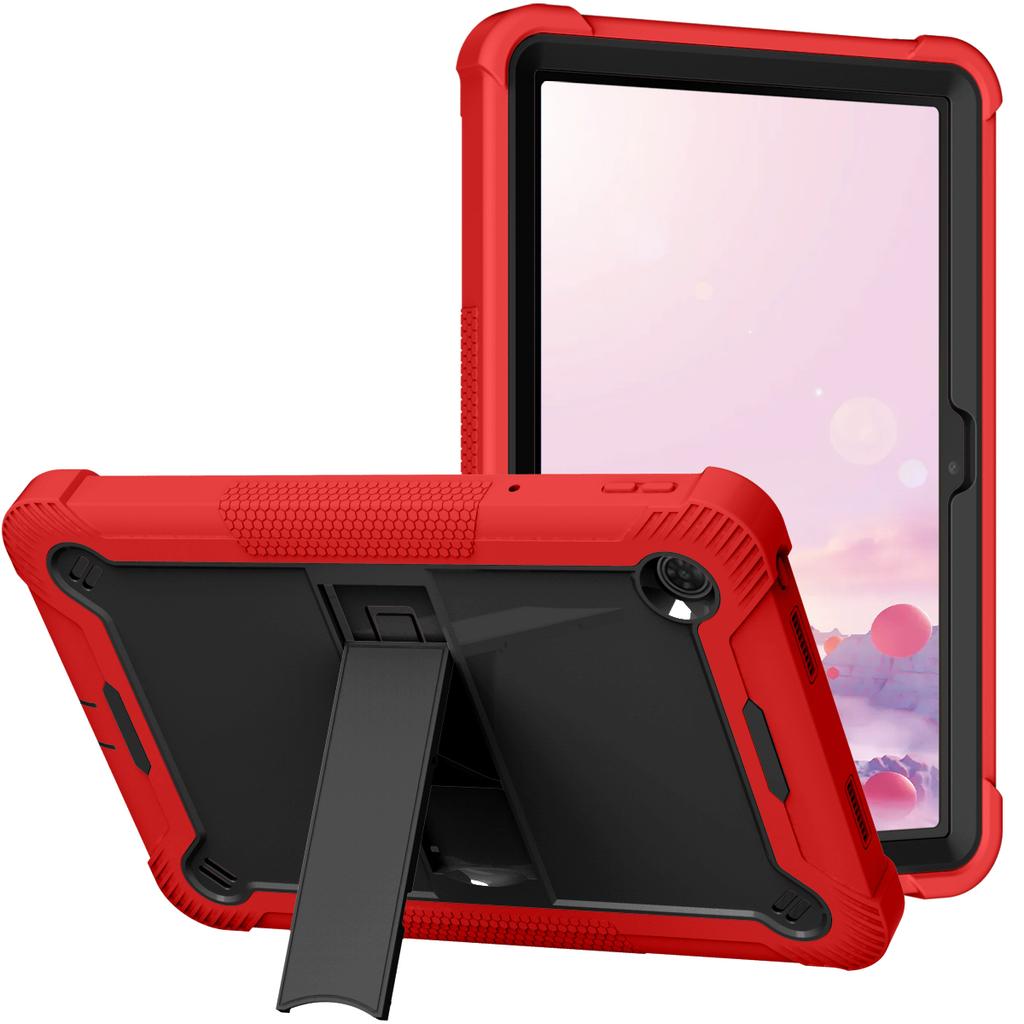 Hybrid Case For TCL Tab 10 5G 10.1 inch Heavy Duty Armor Kickstand Cover Kids Funda Silicone PC Shockproof Full Body Protection