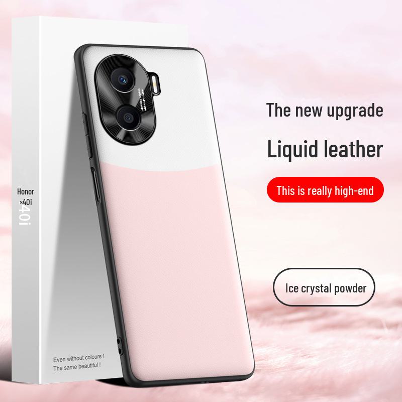Защитный чехол Liquid Leather для Honor X40i — защита от падений, защита от обрастания, индивидуальная доставка