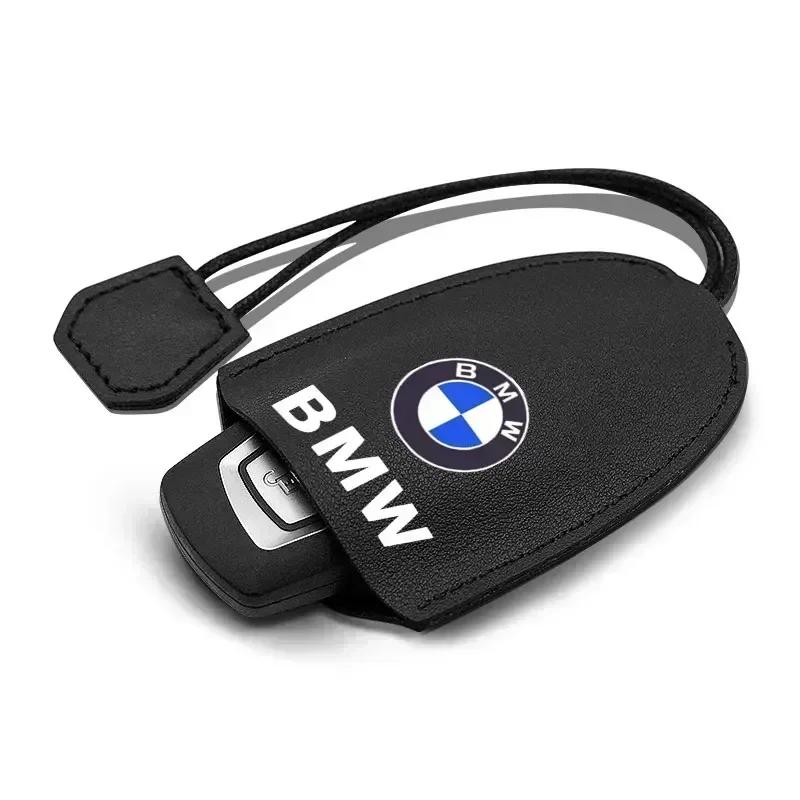 New 2025 E90 New Car For BMW High Quality Leather Car Key Holder Key Case Key Bag For BMW 1 3 5 Series X1 X4 X5 X7 G20 G38