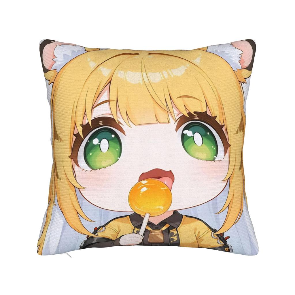 Trickcal CChibi Go Games Pillowcase Accessories Printing Cushion Cover Decorations Pillow Case Cover Bedroom MultiSize