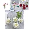 Wedding Reception Artificial Flower Wall With Silk Material For Photo Booth Decor